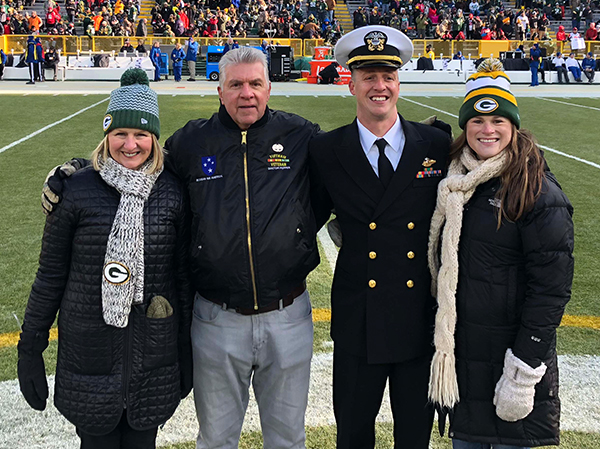 Max Hofer and family saluted Sunday for Operation Fan Mail